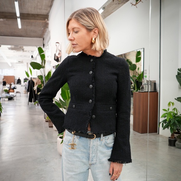 rag & bone Jackets & Blazers - Rag & Bone Carmen Fringe Wool Jacket